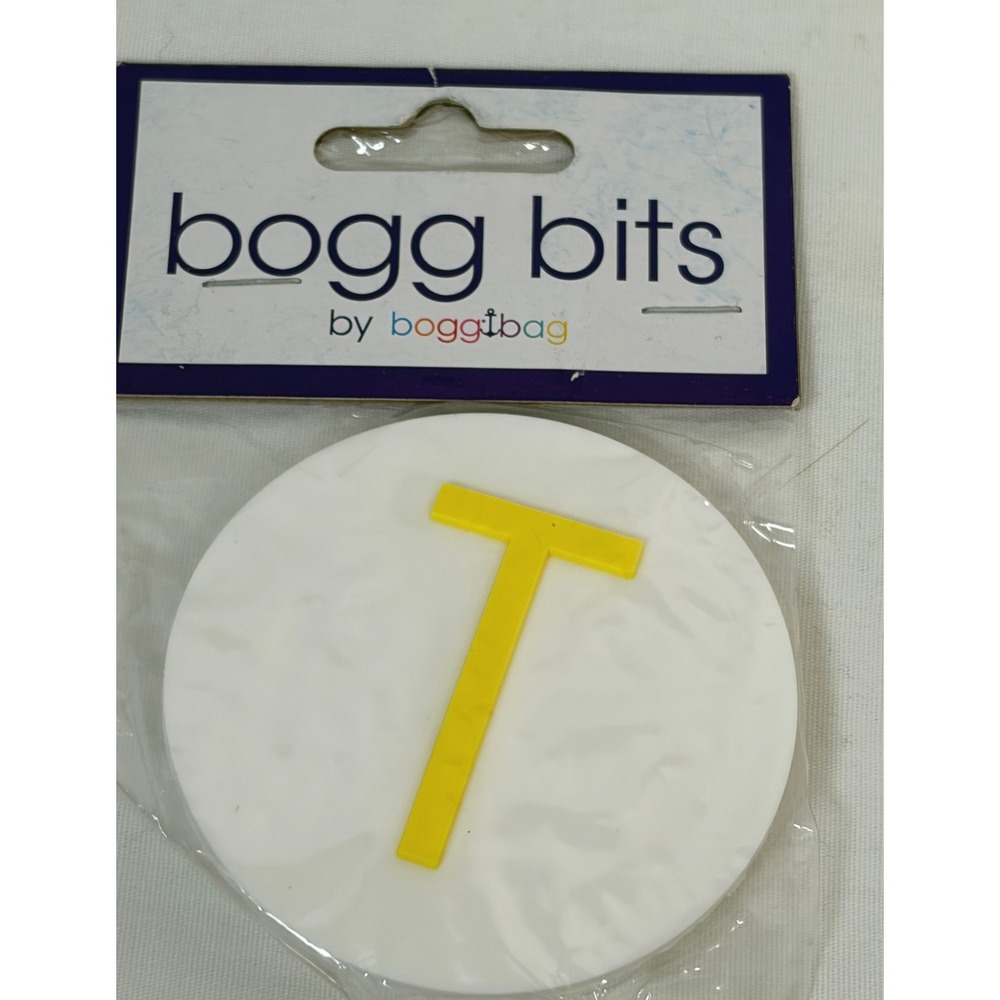 Bogg Bag Bogg Bits Letter T Yellow Charm Accessory for Bogg Bag Tote